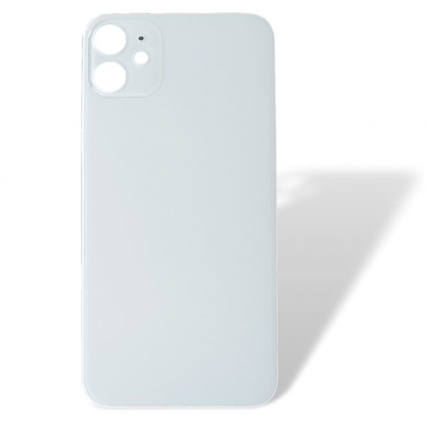 Vetro scocca iPhone 11 bianco