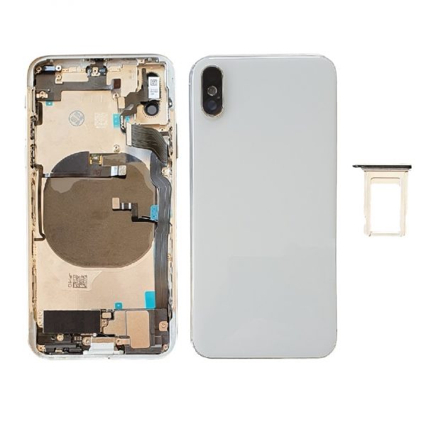 Scocca completa iPhone X Argento