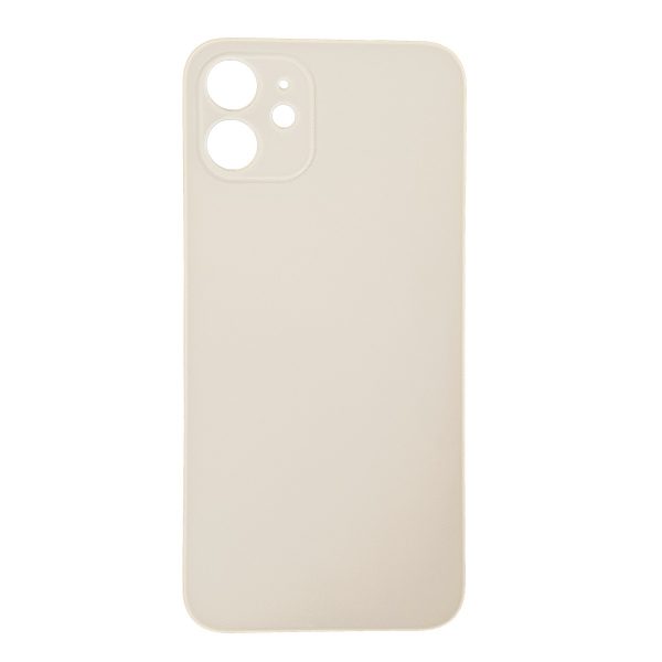 Vetro scocca iPhone 12 bianco