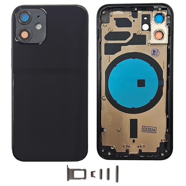 Scocca + frame iPhone 12 mini nero